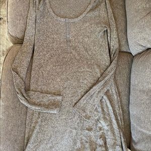BDG grey shirt dress